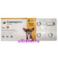 Симпарика таблетки для собак от блох и клещей
