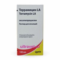 Террамицин LA раствор для инъекций, 100 мл
