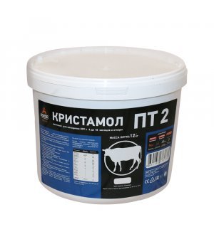 Добавка "Кристамол-ПТ2" паточный для молодняка КРС от 4 до 18 мес., 12 кг