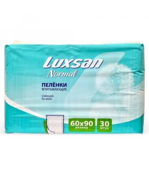 Пеленки впит. Luxsan Normal 60х90 см (30 шт.)