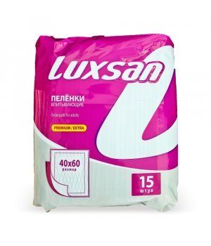 Пеленки впит. Luxsan Premium/Extra 40х60 см (15 шт.)
