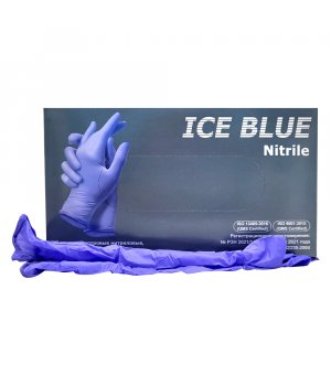 Перчатки нитриловые Ice Blue одноразовые