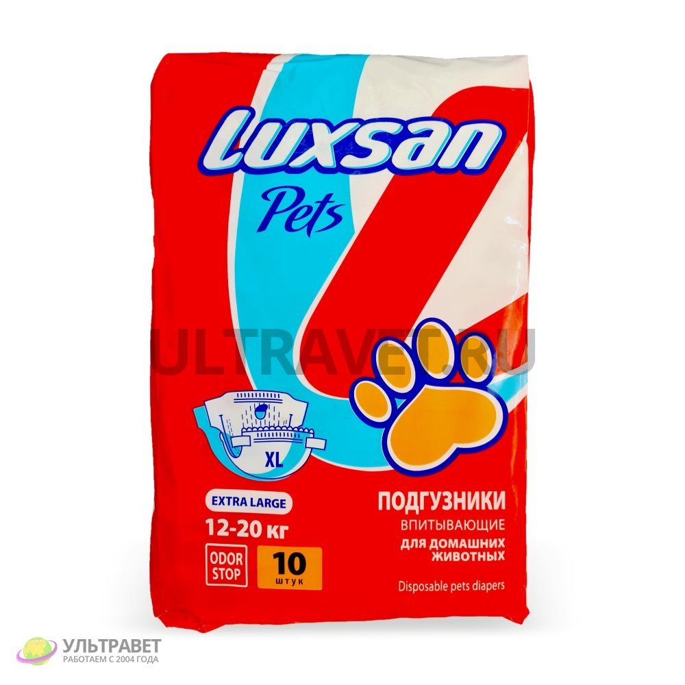 Подгузники впитывающие Luxsan Pets для домашних животных
