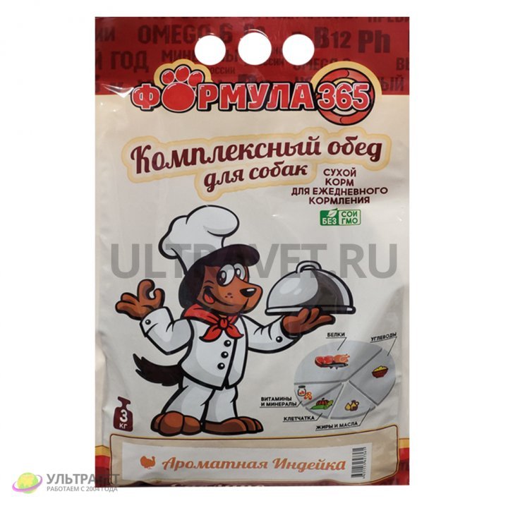 Купить корм для собак Формула-365 Ароматная индейка - 690 руб.