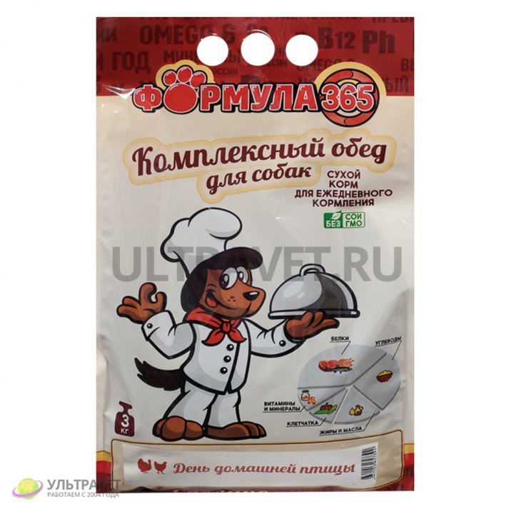 Корм для собак Формула-365 День домашней птицы купить - 696 руб.