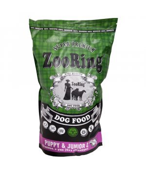 Корм для собак сухой ZooRing Puppy&Junior 2 Ягненок и рис, 2 кг