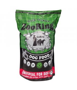Корм для собак сухой ZooRing Universal Говядина и рис, 2 кг