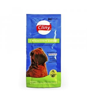 Шампунь Cliny гипоаллергенный для собак с чувствит. кожей, саше 15 мл