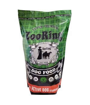 Корм для собак сухой ZooRing Active Dog Standart Мясной микс и рис, 2 кг